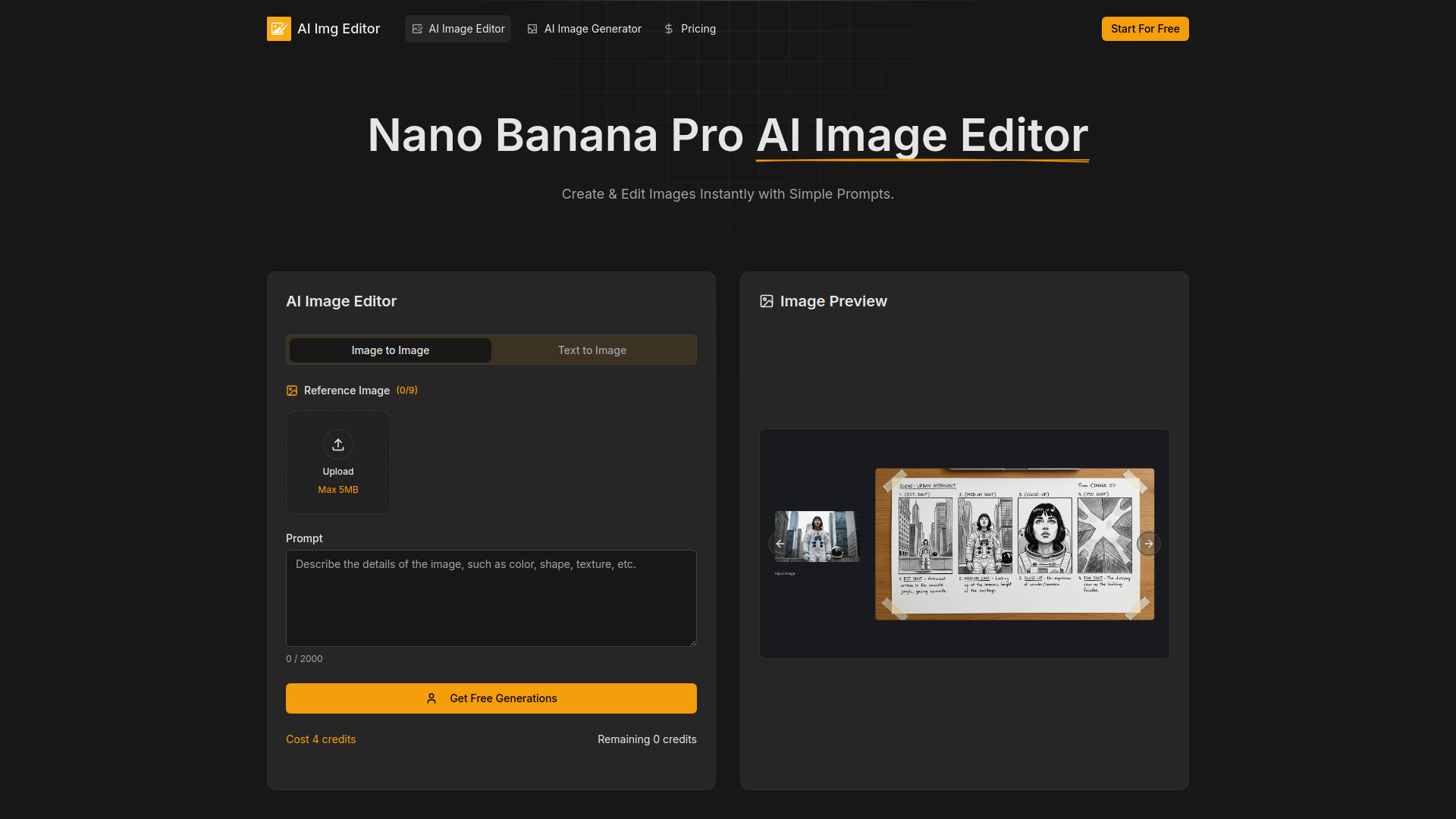 AI Image Editor