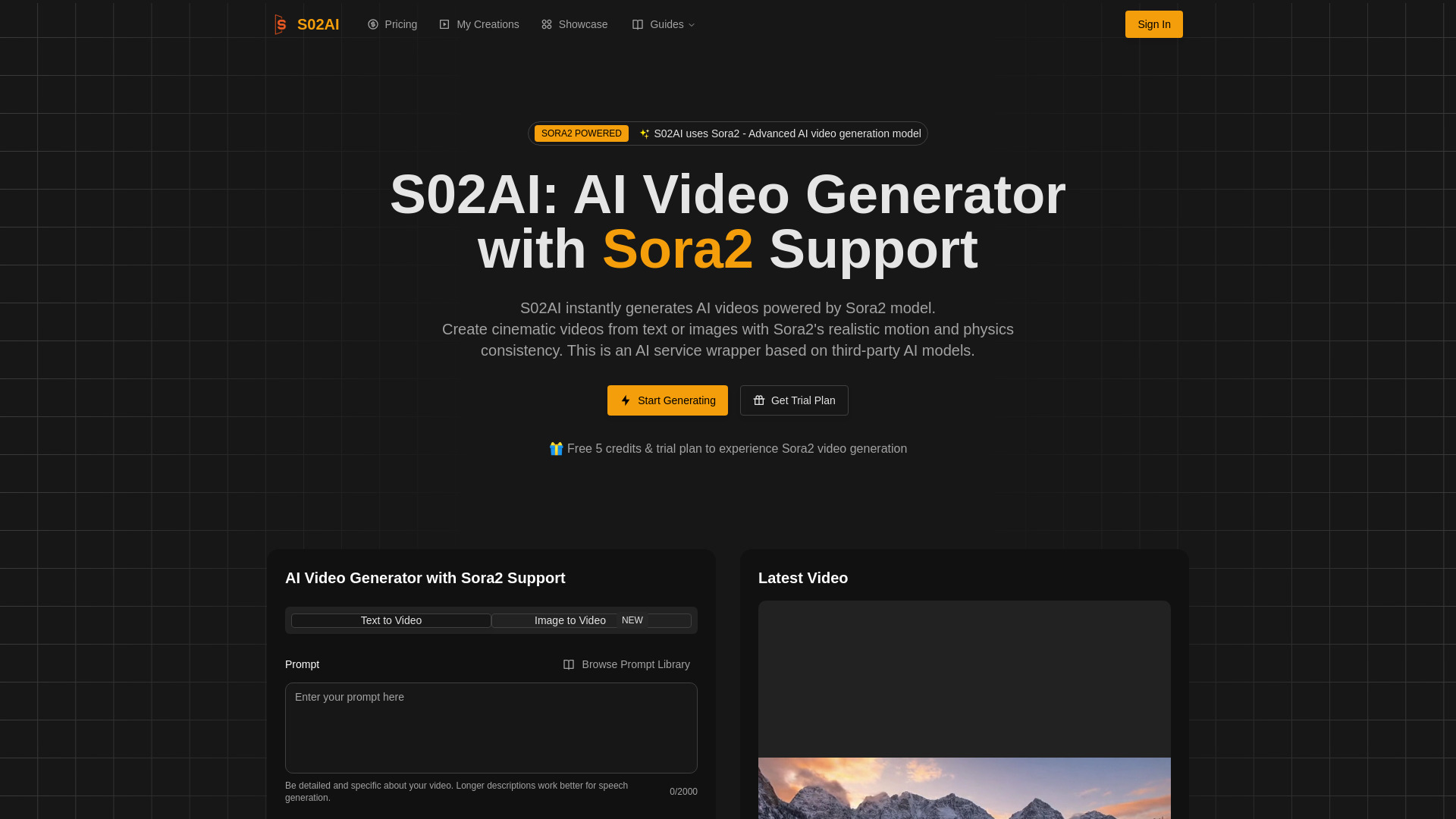 Generate Stunning AI Videos With Sora2 | S02AI