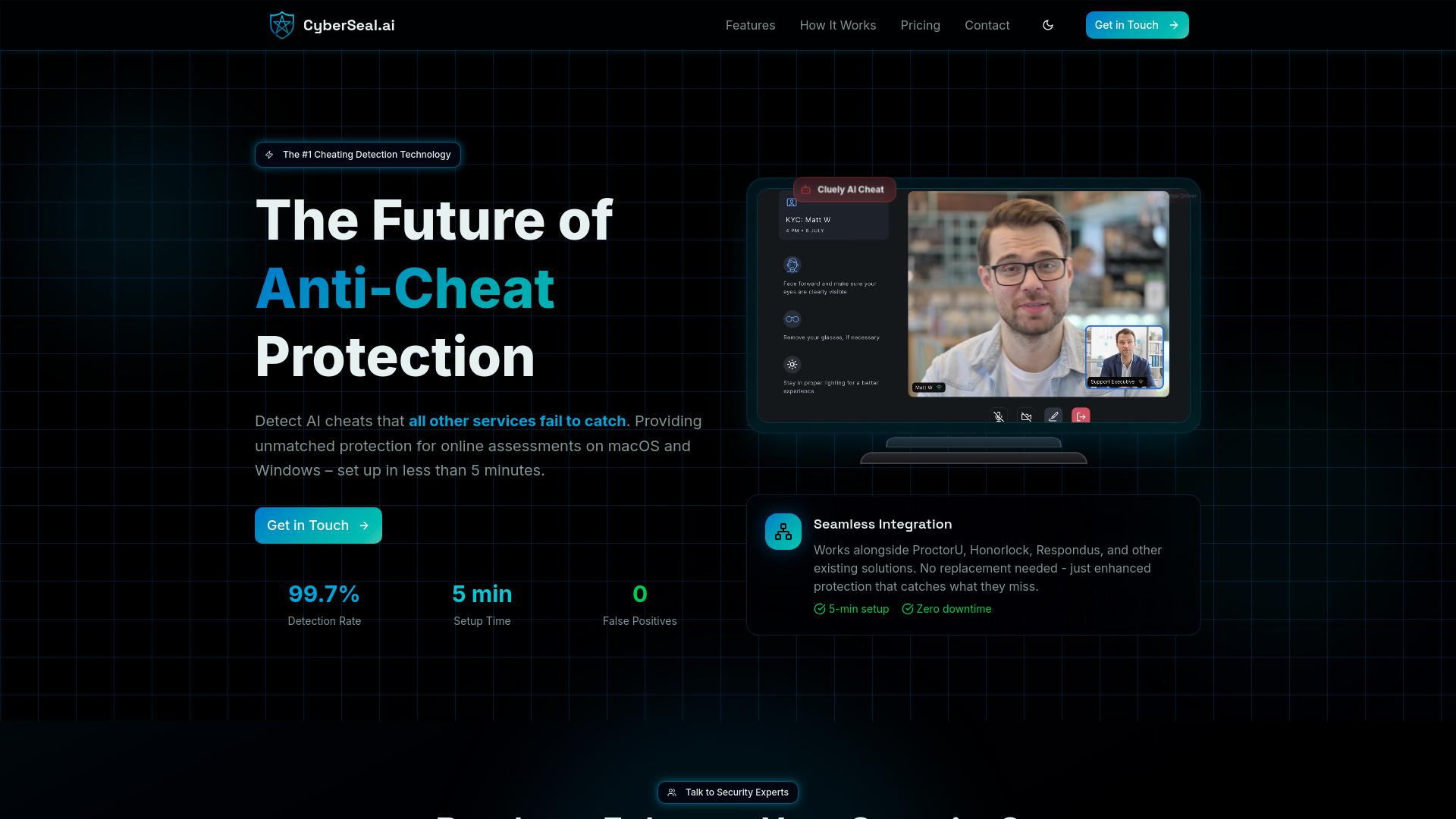 CyberSeal.ai - Advanced Anti-Cheat for Online Assessments
